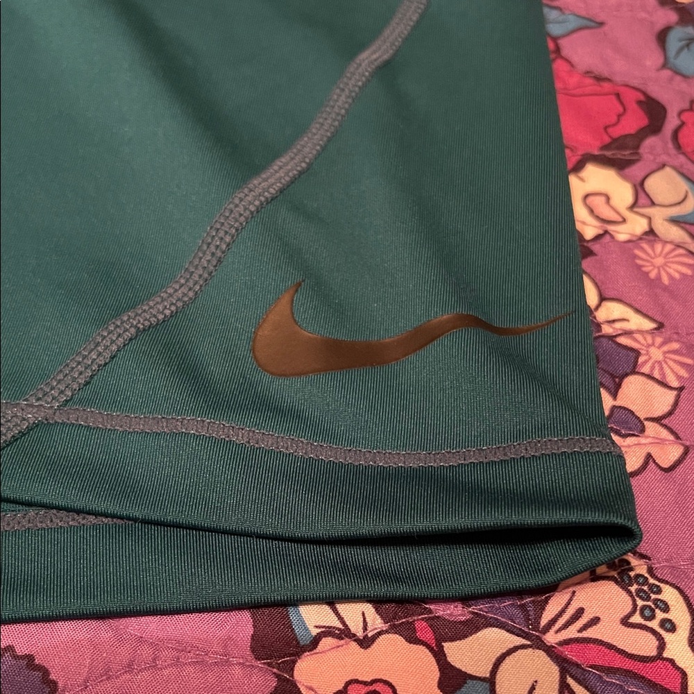 Teal Women’s Nike Pro Shorts - Picture 2 of 5